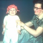 That's me. I must have been about a year and a half when I was a introduced to the iconic Rosie look.