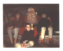 Ed Clancy played Santa for us every year.