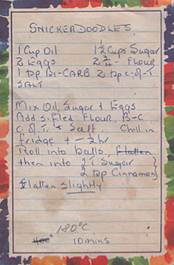 Snickerdoodle Recipe Snickerdoodle Recipe