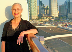 Waiting for the ship to sail.