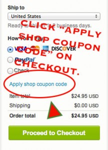 Use Your Coupon Code