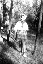 I went to camp that first summer in America.