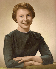 My mother, Joan O'Leary. She was 21 when she married my father.