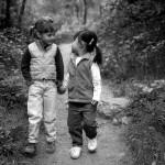 girls holding hands