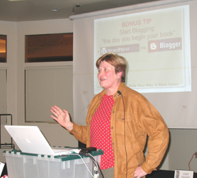 Kendra Bonnett speaks to South Bay Writers Club about using the Internet to sell your books Kendra Bonnett speaks to South Bay Writers Club about using the Internet to sell your books